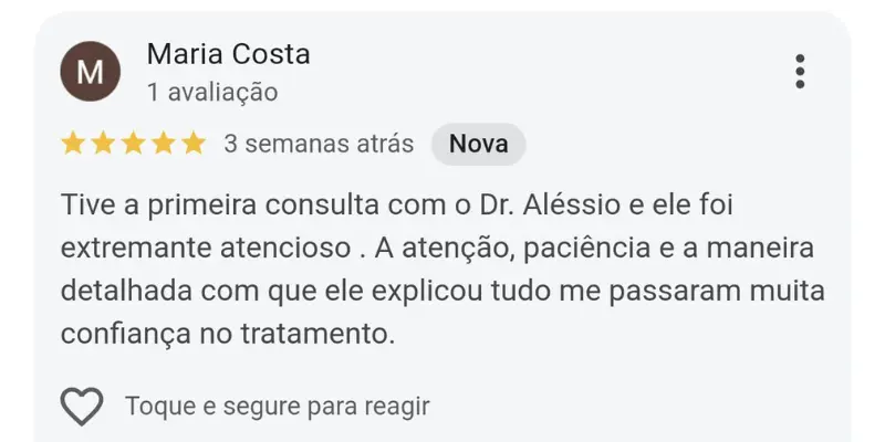 Avaliação Google 07