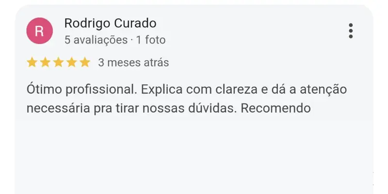 Avaliação Google 09